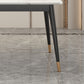 Modern Style Sintered Stone Dining Table White Rectangle Table with Metal Base for Home Use Clearhalo ' dining_table' 'Dining Tables & Seating' 'Dining Tables' 'furn' 'furn_dining_table' 'Furniture' 'furniture_dining_table' 'Kitchen & Dining Furniture' 'kitchen&dining_furn' 'kitchen' 'kitchen_dining_table' 3578609