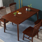 Minimalist Solid Wood Rectangle Shape Dining Table Kitchen Dining Table with 4 Legs Base Brown Without Chairs Clearhalo ' dining_table' 'Dining Tables & Seating' 'Dining Tables' 'furn' 'furn_dining_table' 'Furniture' 'furniture_dining_table' 'Kitchen & Dining Furniture' 'kitchen&dining_furn' 'kitchen' 'kitchen_dining_table' 3578691