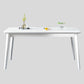 Minimalist Solid Wood Rectangle Shape Dining Table Kitchen Dining Table with 4 Legs Base White Without Chairs Clearhalo ' dining_table' 'Dining Tables & Seating' 'Dining Tables' 'furn' 'furn_dining_table' 'Furniture' 'furniture_dining_table' 'Kitchen & Dining Furniture' 'kitchen&dining_furn' 'kitchen' 'kitchen_dining_table' 3578693