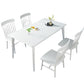Minimalist Solid Wood Rectangle Shape Dining Table Kitchen Dining Table with 4 Legs Base Clearhalo ' dining_table' 'Dining Tables & Seating' 'Dining Tables' 'furn' 'furn_dining_table' 'Furniture' 'furniture_dining_table' 'Kitchen & Dining Furniture' 'kitchen&dining_furn' 'kitchen' 'kitchen_dining_table' 3578699