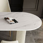 Metal Contemporary Free Form Dining Table Sintered Stone Table for Dining Room and Kitchen Clearhalo ' dining_table' 'Dining Tables & Seating' 'Dining Tables' 'furn' 'furn_dining_table' 'Furniture' 'furniture_dining_table' 'Kitchen & Dining Furniture' 'kitchen&dining_furn' 'kitchen' 'kitchen_dining_table' 3578710
