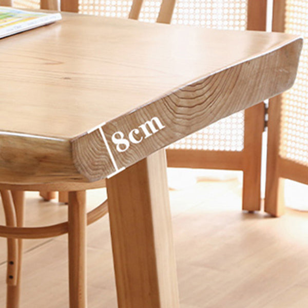 Rectangle Solid Wood Dining Table Simplicity 4 Legs Table for Dining Room Clearhalo ' dining_table' 'Dining Tables & Seating' 'Dining Tables' 'furn' 'furn_dining_table' 'Furniture' 'furniture_dining_table' 'Kitchen & Dining Furniture' 'kitchen&dining_furn' 'kitchen' 'kitchen_dining_table' 3578724