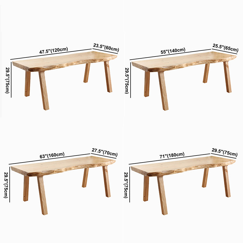 Rectangle Solid Wood Dining Table Simplicity 4 Legs Table for Dining Room Clearhalo ' dining_table' 'Dining Tables & Seating' 'Dining Tables' 'furn' 'furn_dining_table' 'Furniture' 'furniture_dining_table' 'Kitchen & Dining Furniture' 'kitchen&dining_furn' 'kitchen' 'kitchen_dining_table' 3578728