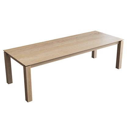 Solid Wood Rectangle Dining Table Modern Contemporary Kitchen Fir Wood Table with 4 Legs Without Chairs Clearhalo ' dining_table' 'Dining Tables & Seating' 'Dining Tables' 'furn' 'furn_dining_table' 'Furniture' 'furniture_dining_table' 'Kitchen & Dining Furniture' 'kitchen&dining_furn' 'kitchen' 'kitchen_dining_table' 3578736