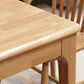 Contemporary Rectangle Dining Table Rubberwood Solid Wood Table with 4 Legs Clearhalo ' dining_table' 'Dining Tables & Seating' 'Dining Tables' 'furn' 'furn_dining_table' 'Furniture' 'furniture_dining_table' 'Kitchen & Dining Furniture' 'kitchen&dining_furn' 'kitchen' 'kitchen_dining_table' 3578759