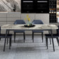 Modern Style Sintered Stone Dining Table Gray Rectangle Table with 4 Legs for Home Clearhalo ' dining_table' 'Dining Tables & Seating' 'Dining Tables' 'furn' 'furn_dining_table' 'Furniture' 'furniture_dining_table' 'Kitchen & Dining Furniture' 'kitchen&dining_furn' 'kitchen' 'kitchen_dining_table' 3578770