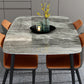 Modern Style Sintered Stone Dining Table Gray Rectangle Table with 4 Legs for Home Clearhalo ' dining_table' 'Dining Tables & Seating' 'Dining Tables' 'furn' 'furn_dining_table' 'Furniture' 'furniture_dining_table' 'Kitchen & Dining Furniture' 'kitchen&dining_furn' 'kitchen' 'kitchen_dining_table' 3578771