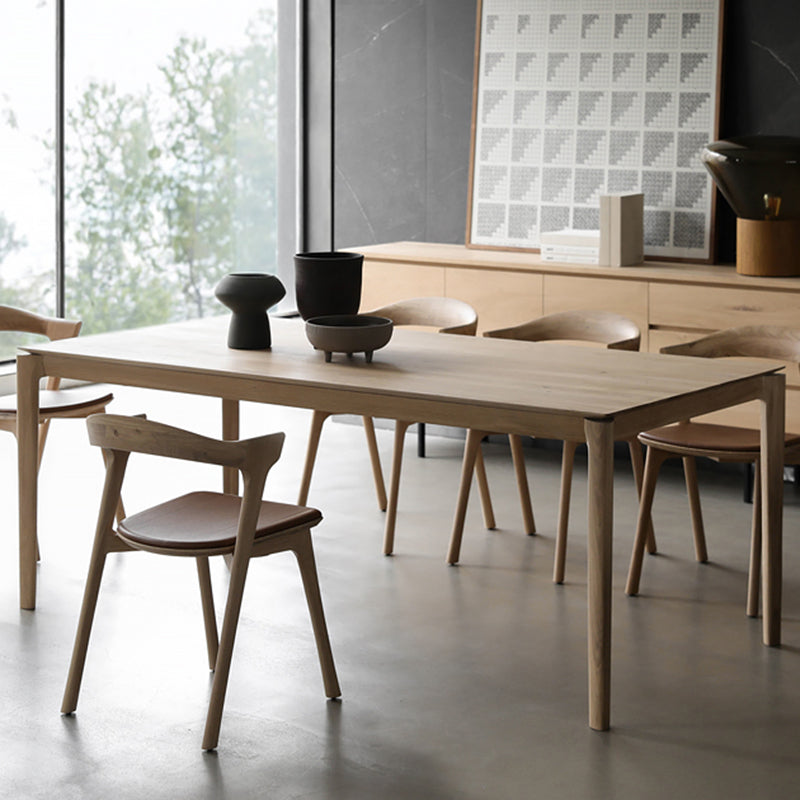 Rectangle 4-foot Home Furniture Solid Wood Dining Table for Dining Room Clearhalo ' dining_table' 'Dining Tables & Seating' 'Dining Tables' 'furn' 'furn_dining_table' 'Furniture' 'furniture_dining_table' 'Kitchen & Dining Furniture' 'kitchen&dining_furn' 'kitchen' 'kitchen_dining_table' 3578778