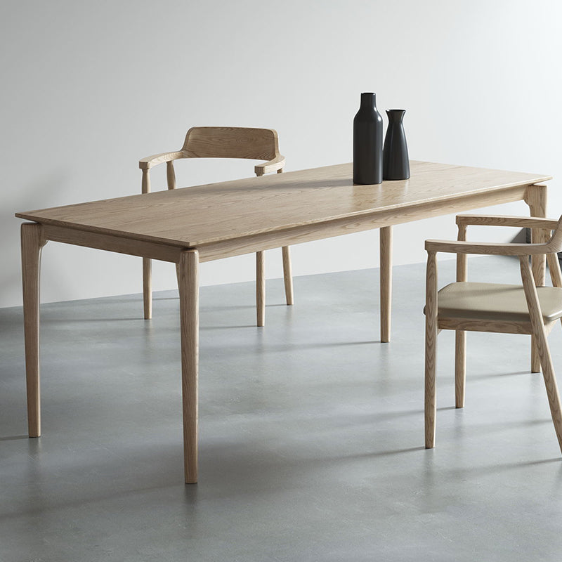 Rectangle 4-foot Home Furniture Solid Wood Dining Table for Dining Room Clearhalo ' dining_table' 'Dining Tables & Seating' 'Dining Tables' 'furn' 'furn_dining_table' 'Furniture' 'furniture_dining_table' 'Kitchen & Dining Furniture' 'kitchen&dining_furn' 'kitchen' 'kitchen_dining_table' 3578780
