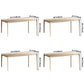 Rectangle 4-foot Home Furniture Solid Wood Dining Table for Dining Room Clearhalo ' dining_table' 'Dining Tables & Seating' 'Dining Tables' 'furn' 'furn_dining_table' 'Furniture' 'furniture_dining_table' 'Kitchen & Dining Furniture' 'kitchen&dining_furn' 'kitchen' 'kitchen_dining_table' 3578783