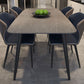 Metal Modern Rectangular Table Sintered Stone Table for Dining Room and Kitchen Clearhalo ' dining_table' 'Dining Tables & Seating' 'Dining Tables' 'furn' 'furn_dining_table' 'Furniture' 'furniture_dining_table' 'Kitchen & Dining Furniture' 'kitchen&dining_furn' 'kitchen' 'kitchen_dining_table' 3578815