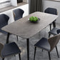 Metal Modern Rectangular Table Sintered Stone Table for Dining Room and Kitchen Clearhalo ' dining_table' 'Dining Tables & Seating' 'Dining Tables' 'furn' 'furn_dining_table' 'Furniture' 'furniture_dining_table' 'Kitchen & Dining Furniture' 'kitchen&dining_furn' 'kitchen' 'kitchen_dining_table' 3578818