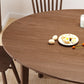 Contemporary Drop-Leaf Dining Table Rubberwood Solid Wood Table with 4 Legs Clearhalo ' dining_table' 'Dining Tables & Seating' 'Dining Tables' 'furn' 'furn_dining_table' 'Furniture' 'furniture_dining_table' 'Kitchen & Dining Furniture' 'kitchen&dining_furn' 'kitchen' 'kitchen_dining_table' 3578849