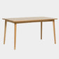 Rectangle White Oak Solid Wood Table Modern Dining Table with 4 Legs for Restaurant Clearhalo ' dining_table' 'Dining Tables & Seating' 'Dining Tables' 'furn' 'furn_dining_table' 'Furniture' 'furniture_dining_table' 'Kitchen & Dining Furniture' 'kitchen&dining_furn' 'kitchen' 'kitchen_dining_table' 3578869