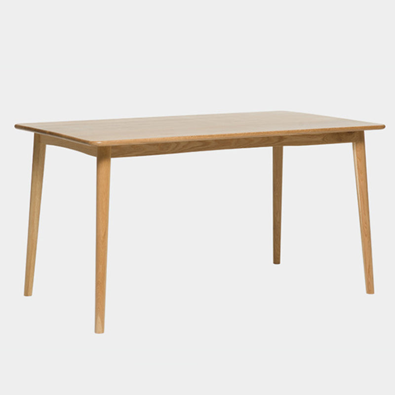 Rectangle White Oak Solid Wood Table Modern Dining Table with 4 Legs for Restaurant Clearhalo ' dining_table' 'Dining Tables & Seating' 'Dining Tables' 'furn' 'furn_dining_table' 'Furniture' 'furniture_dining_table' 'Kitchen & Dining Furniture' 'kitchen&dining_furn' 'kitchen' 'kitchen_dining_table' 3578869