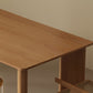 Solid Wood Rectangle Dining Table Modern Contemporary Kitchen Wood Table with 4 Legs Clearhalo ' dining_table' 'Dining Tables & Seating' 'Dining Tables' 'furn' 'furn_dining_table' 'Furniture' 'furniture_dining_table' 'Kitchen & Dining Furniture' 'kitchen&dining_furn' 'kitchen' 'kitchen_dining_table' 3578881