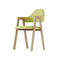 Home Nordric Arm Chair Open Back Wood Stackable Dining Room Chair with Sponge cushion Clearhalo ' kitchen&dining_furn' 'Dining Chairs' 'Dining Tables & Seating' 'dining_chair' 'furn' 'furn_dining_chair' 'Furniture' 'furniture_dining_chair' 'Kitchen & Dining Furniture' 'kitchen' 3582256