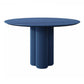 Round Dining Dinette Table Simplicity Style Tripod Base Home Furniture Blue Without Chairs Clearhalo ' dining_table' 'Dining Tables & Seating' 'Dining Tables' 'furn' 'furn_dining_table' 'Furniture' 'furniture_dining_table' 'Kitchen & Dining Furniture' 'kitchen&dining_furn' 'kitchen' 'kitchen_dining_table' 3582315