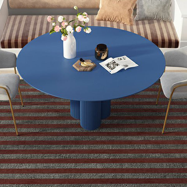 Round Dining Dinette Table Simplicity Style Tripod Base Home Furniture Clearhalo ' dining_table' 'Dining Tables & Seating' 'Dining Tables' 'furn' 'furn_dining_table' 'Furniture' 'furniture_dining_table' 'Kitchen & Dining Furniture' 'kitchen&dining_furn' 'kitchen' 'kitchen_dining_table' 3582316