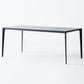 Modern Style Home Rectangular Sintered Stone Dining Table 4 Legs Table in Grey Clearhalo ' dining_table' 'Dining Tables & Seating' 'Dining Tables' 'furn' 'furn_dining_table' 'Furniture' 'furniture_dining_table' 'Kitchen & Dining Furniture' 'kitchen&dining_furn' 'kitchen' 'kitchen_dining_table' 3582337