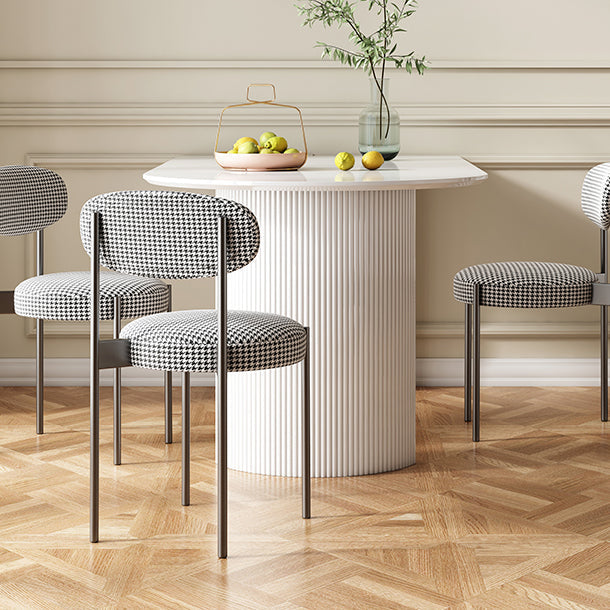 Irregular Sintered Stone Dining Table Modern Island Table with Double Pedestal Clearhalo ' dining_table' 'Dining Tables & Seating' 'Dining Tables' 'furn' 'furn_dining_table' 'Furniture' 'furniture_dining_table' 'Kitchen & Dining Furniture' 'kitchen&dining_furn' 'kitchen' 'kitchen_dining_table' 3582359