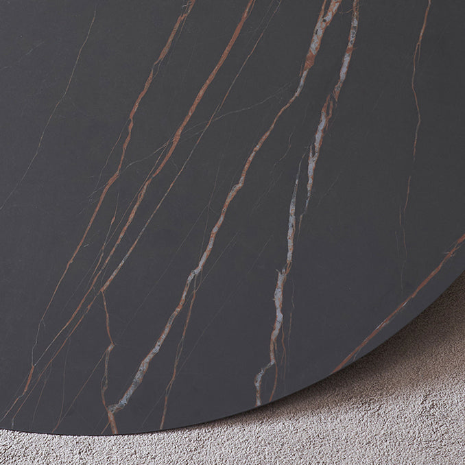 Sintered Stone Black Dining Table Modern Style 4 Legs Table for Dining Room Clearhalo ' dining_table' 'Dining Tables & Seating' 'Dining Tables' 'furn' 'furn_dining_table' 'Furniture' 'furniture_dining_table' 'Kitchen & Dining Furniture' 'kitchen&dining_furn' 'kitchen' 'kitchen_dining_table' 3582372