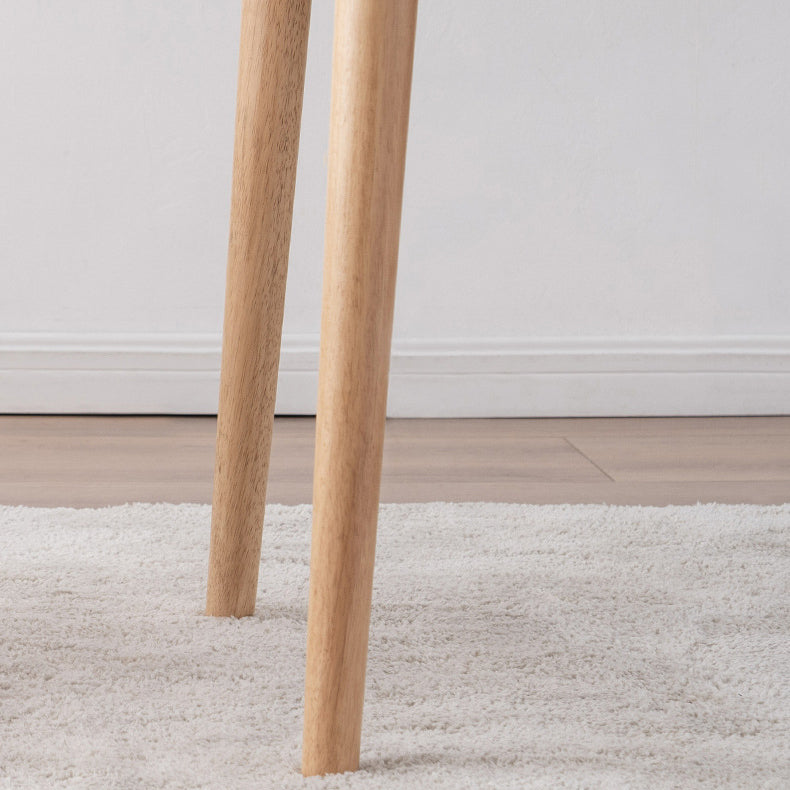 Contemporary Dining Table Rubberwood Rectangle Solid Wood 4 Legs Table for Home Clearhalo ' dining_table' 'Dining Tables & Seating' 'Dining Tables' 'furn' 'furn_dining_table' 'Furniture' 'furniture_dining_table' 'Kitchen & Dining Furniture' 'kitchen&dining_furn' 'kitchen' 'kitchen_dining_table' 3582398