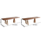 Rectangle Pine Solid Wood Table Modern Dining Table with 3 Legs for Restaurant Living Room Clearhalo ' dining_table' 'Dining Tables & Seating' 'Dining Tables' 'furn' 'furn_dining_table' 'Furniture' 'furniture_dining_table' 'Kitchen & Dining Furniture' 'kitchen&dining_furn' 'kitchen' 'kitchen_dining_table' 3582421