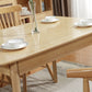 Modern Rubberwood Rectangular Dining Table Solid Wood Table in Wood Color Clearhalo ' dining_table' 'Dining Tables & Seating' 'Dining Tables' 'furn' 'furn_dining_table' 'Furniture' 'furniture_dining_table' 'Kitchen & Dining Furniture' 'kitchen&dining_furn' 'kitchen' 'kitchen_dining_table' 3582425