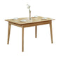 Modern Rubberwood Rectangular Dining Table Solid Wood Table in Wood Color Clearhalo ' dining_table' 'Dining Tables & Seating' 'Dining Tables' 'furn' 'furn_dining_table' 'Furniture' 'furniture_dining_table' 'Kitchen & Dining Furniture' 'kitchen&dining_furn' 'kitchen' 'kitchen_dining_table' 3582427
