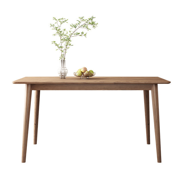 Rectangle Ash Solid Wood Table Modern Dining Table with 4 Legs for Restaurant Without Chairs Clearhalo ' dining_table' 'Dining Tables & Seating' 'Dining Tables' 'furn' 'furn_dining_table' 'Furniture' 'furniture_dining_table' 'Kitchen & Dining Furniture' 'kitchen&dining_furn' 'kitchen' 'kitchen_dining_table' 3582434