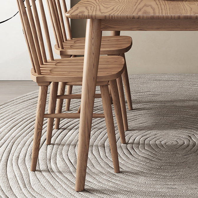 Rectangle Ash Solid Wood Table Modern Dining Table with 4 Legs for Restaurant Clearhalo ' dining_table' 'Dining Tables & Seating' 'Dining Tables' 'furn' 'furn_dining_table' 'Furniture' 'furniture_dining_table' 'Kitchen & Dining Furniture' 'kitchen&dining_furn' 'kitchen' 'kitchen_dining_table' 3582435