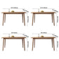 Rectangle Ash Solid Wood Table Modern Dining Table with 4 Legs for Restaurant Clearhalo ' dining_table' 'Dining Tables & Seating' 'Dining Tables' 'furn' 'furn_dining_table' 'Furniture' 'furniture_dining_table' 'Kitchen & Dining Furniture' 'kitchen&dining_furn' 'kitchen' 'kitchen_dining_table' 3582439