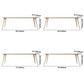 Rectangle Pine Solid Wood Table Modern Dining Table with 4 Legs for Restaurant Clearhalo ' dining_table' 'Dining Tables & Seating' 'Dining Tables' 'furn' 'furn_dining_table' 'Furniture' 'furniture_dining_table' 'Kitchen & Dining Furniture' 'kitchen&dining_furn' 'kitchen' 'kitchen_dining_table' 3582453