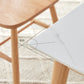 Modern Sintered Stone Dining Table Rectangular Table with Solid Wood Four-leg Clearhalo ' dining_table' 'Dining Tables & Seating' 'Dining Tables' 'furn' 'furn_dining_table' 'Furniture' 'furniture_dining_table' 'Kitchen & Dining Furniture' 'kitchen&dining_furn' 'kitchen' 'kitchen_dining_table' 3582479