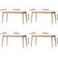 Modern Sintered Stone Dining Table Rectangular Table with Solid Wood Four-leg Clearhalo ' dining_table' 'Dining Tables & Seating' 'Dining Tables' 'furn' 'furn_dining_table' 'Furniture' 'furniture_dining_table' 'Kitchen & Dining Furniture' 'kitchen&dining_furn' 'kitchen' 'kitchen_dining_table' 3582480
