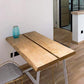 Minimalist Wood Rectangle Shape Dining Table Kitchen Standard Dining Table with Trestle Base Clearhalo ' dining_table' 'Dining Tables & Seating' 'Dining Tables' 'furn' 'furn_dining_table' 'Furniture' 'furniture_dining_table' 'Kitchen & Dining Furniture' 'kitchen&dining_furn' 'kitchen' 'kitchen_dining_table' 3582494
