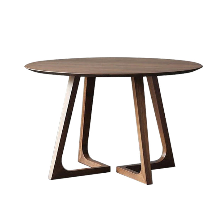 Modern Style Solid Wood Dining Table Double Pedestal Table for Kitchen Home Without Chairs Clearhalo ' dining_table' 'Dining Tables & Seating' 'Dining Tables' 'furn' 'furn_dining_table' 'Furniture' 'furniture_dining_table' 'Kitchen & Dining Furniture' 'kitchen&dining_furn' 'kitchen' 'kitchen_dining_table' 3582524
