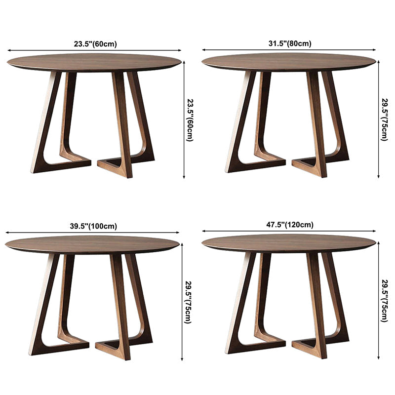 Modern Style Solid Wood Dining Table Double Pedestal Table for Kitchen Home Clearhalo ' dining_table' 'Dining Tables & Seating' 'Dining Tables' 'furn' 'furn_dining_table' 'Furniture' 'furniture_dining_table' 'Kitchen & Dining Furniture' 'kitchen&dining_furn' 'kitchen' 'kitchen_dining_table' 3582527
