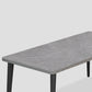 Minimalist Kitchen Rectangle Dining Table Sintered Stone Standard Dining Table with 4 Legs Base Clearhalo ' dining_table' 'Dining Tables & Seating' 'Dining Tables' 'furn' 'furn_dining_table' 'Furniture' 'furniture_dining_table' 'Kitchen & Dining Furniture' 'kitchen&dining_furn' 'kitchen' 'kitchen_dining_table' 3582539