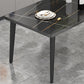 Minimalist Kitchen Rectangle Dining Table Sintered Stone Standard Dining Table with 4 Legs Base Clearhalo ' dining_table' 'Dining Tables & Seating' 'Dining Tables' 'furn' 'furn_dining_table' 'Furniture' 'furniture_dining_table' 'Kitchen & Dining Furniture' 'kitchen&dining_furn' 'kitchen' 'kitchen_dining_table' 3582543