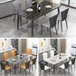 Minimalist Kitchen Rectangle Dining Table Sintered Stone Standard Dining Table with 4 Legs Base Clearhalo ' dining_table' 'Dining Tables & Seating' 'Dining Tables' 'furn' 'furn_dining_table' 'Furniture' 'furniture_dining_table' 'Kitchen & Dining Furniture' 'kitchen&dining_furn' 'kitchen' 'kitchen_dining_table' 3582546