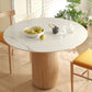 Solid Wood Pedestal Dining Site Table Simplicity Style Round Dinette Table Clearhalo ' dining_table' 'Dining Tables & Seating' 'Dining Tables' 'furn' 'furn_dining_table' 'Furniture' 'furniture_dining_table' 'Kitchen & Dining Furniture' 'kitchen&dining_furn' 'kitchen' 'kitchen_dining_table' 3582548