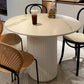 Solid Wood Pedestal Dining Site Table Simplicity Style Round Dinette Table Clearhalo ' dining_table' 'Dining Tables & Seating' 'Dining Tables' 'furn' 'furn_dining_table' 'Furniture' 'furniture_dining_table' 'Kitchen & Dining Furniture' 'kitchen&dining_furn' 'kitchen' 'kitchen_dining_table' 3582554