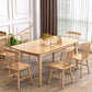 Modern Style Rectangle Wood Kitchen Dining Table Rubberwood Table with 4 Legs Clearhalo ' dining_table' 'Dining Tables & Seating' 'Dining Tables' 'furn' 'furn_dining_table' 'Furniture' 'furniture_dining_table' 'Kitchen & Dining Furniture' 'kitchen&dining_furn' 'kitchen' 'kitchen_dining_table' 3582602