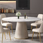 Stone Pedestal Table Contemporary Round Dining Table for Dinner Kitchen Home Clearhalo ' dining_table' 'Dining Tables & Seating' 'Dining Tables' 'furn' 'furn_dining_table' 'Furniture' 'furniture_dining_table' 'Kitchen & Dining Furniture' 'kitchen&dining_furn' 'kitchen' 'kitchen_dining_table' 3582607