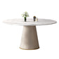 Stone Pedestal Table Contemporary Round Dining Table for Dinner Kitchen Home Clearhalo ' dining_table' 'Dining Tables & Seating' 'Dining Tables' 'furn' 'furn_dining_table' 'Furniture' 'furniture_dining_table' 'Kitchen & Dining Furniture' 'kitchen&dining_furn' 'kitchen' 'kitchen_dining_table' 3582612