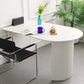 Solid Wood Contemporary Free Form Dining Table Marble Top Table for Dining Room and Kitchen Clearhalo ' dining_table' 'Dining Tables & Seating' 'Dining Tables' 'furn' 'furn_dining_table' 'Furniture' 'furniture_dining_table' 'Kitchen & Dining Furniture' 'kitchen&dining_furn' 'kitchen' 'kitchen_dining_table' 3582630