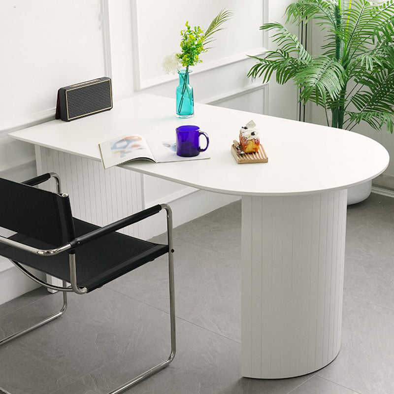 Solid Wood Contemporary Free Form Dining Table Marble Top Table for Dining Room and Kitchen Clearhalo ' dining_table' 'Dining Tables & Seating' 'Dining Tables' 'furn' 'furn_dining_table' 'Furniture' 'furniture_dining_table' 'Kitchen & Dining Furniture' 'kitchen&dining_furn' 'kitchen' 'kitchen_dining_table' 3582630