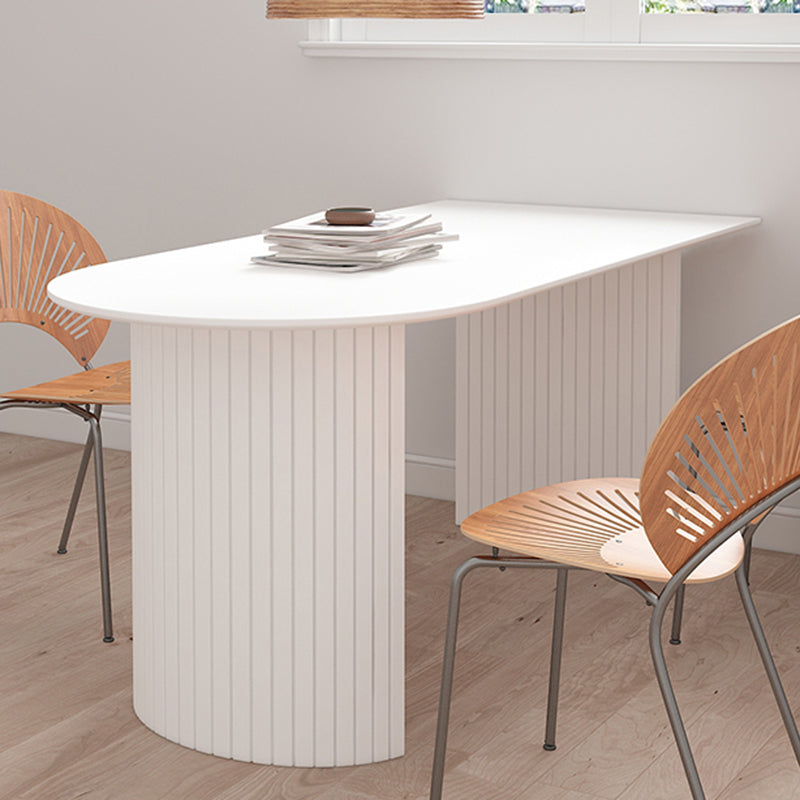 Solid Wood Contemporary Free Form Dining Table Marble Top Table for Dining Room and Kitchen Clearhalo ' dining_table' 'Dining Tables & Seating' 'Dining Tables' 'furn' 'furn_dining_table' 'Furniture' 'furniture_dining_table' 'Kitchen & Dining Furniture' 'kitchen&dining_furn' 'kitchen' 'kitchen_dining_table' 3582631